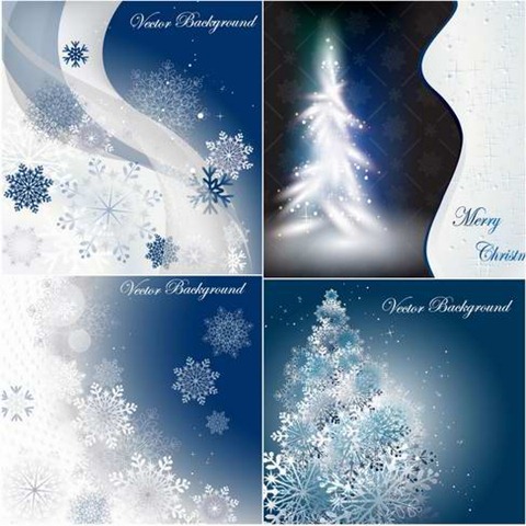 Snow Background on Snow Background Design Material