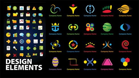 Material commonly used in vector graphics icon